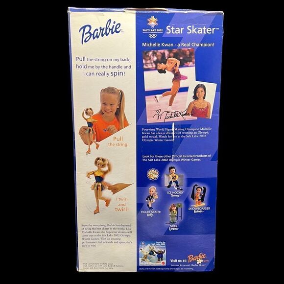 Barbie Doll Star Skater Special Edition Olympic Winter Games 2002 Vintage - Picture 5 of 13
